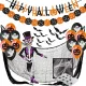  38x DECORATII DE HALLOWEEN DECORATII DE PETRECERE SET DE BAT DE HALLOWEEN