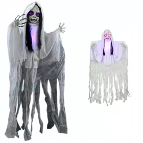    SPIRIT ATING GHOST HALLOWEEN DECORARE CASĂ ORNAMENT LIT 109cm