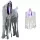  SPIRIT ATING GHOST HALLOWEEN DECORARE CASĂ ORNAMENT LIT 109cm