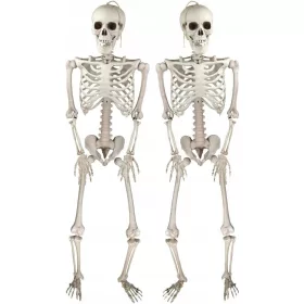    2x SCHELETE AGÂNATE 35cm SET DE SCHELETE ORNAMENT DECORATIE DE HALLOWEEN