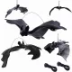  10x DECORATIVI BATIS ACCESORII HALLOWEEN SET BAT 5 DIMENSIUNI