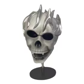 .Creepy Demon Skull Sculpture TV Raft