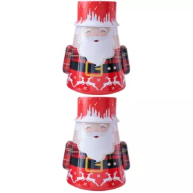  Cadou de Craciun Borcan de bomboane din tabla, 2 buc