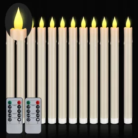    Lumanari conice fara flacara 12 pachete 10.6” Warm Lighting - fildes