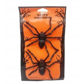    Decor Halloween Spider cauciuc mare 10x12cm pachet de 20 buc