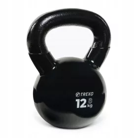    Kettlebell TREXO VKB12 12 kg Marcare greutate Fontă Mâner rotund lat