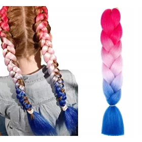    PAR SINTETIC PENTRU BRIDGE DREADS EXTENSII OMBRE COLORATE C23