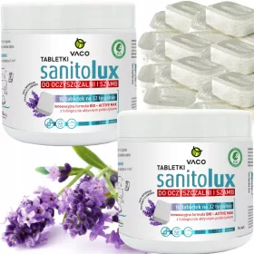    Vaco Sanitolux Tablete pentru statii de epurare si fose septice 320 g (16 bucati)