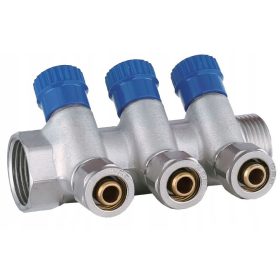    DISTRIBUITOR X-HOME PEX 1” x 16 mm 3 CIRCUITE SECȚIUNI ACM PENTRU APĂ RECE MONO