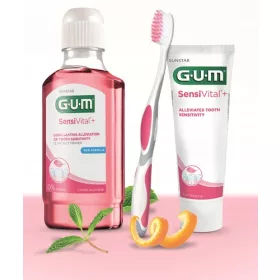  Periuță de dinți roz GUM Pro Sensitive
