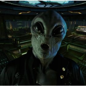  Mască extraterestră de Halloween