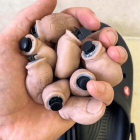    Charmuri distractive 3D pentru degetele de la picioare pentru petrecerea costumului de Halloween