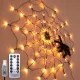  SPIDER WEB LAMPA 80 LED HALLOWEEN SPIDER CU TELECOMANDA