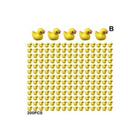    Rațe de cauciuc miniatură 100/200 buc. Galben - 200 buc. galben 200 buc.