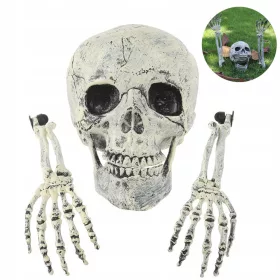  DECORATIE DE GARDINA DE HALLOWEEN SCHELET DE CRANIU