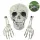  DECORATIE DE GARDINA DE HALLOWEEN SCHELET DE CRANIU