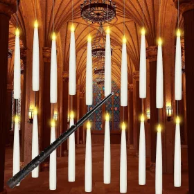  Decoratiuni de Halloween, 12buc Lumanari Plutitoare Led