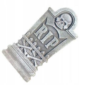    1 bucă piatră funerară din spumă pentru petrecerea barului de Halloween