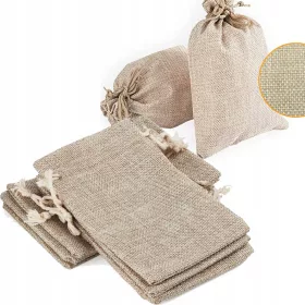  30 buc. SACĂ DE IN PENTRU AMBALARE DULCIURI 10x14cm