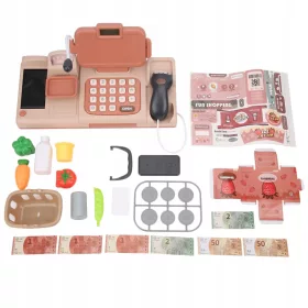    Casa de marcat Jucărie Voce Electronică Jocuri de simulare Casier Calculator Copii Ed