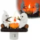  Lumină de noapte de Halloween Focuri de tabără sclipitoare Decorare pentru foc de tabără