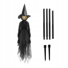    Vrăjitoare de Halloween țipând cu lumini LED. Decoratiuni de Halloween