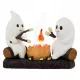  Lumini de noapte pentru foc de tabără GHOST Lumini pentru decorare pentru Halloween, alb+maro