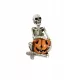  Dovleac schelet Decoratiuni pentru masa de Halloween cu lumina