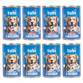    Hrana umeda pentru caini cu pasare in sos, conserva, 1250g, carne de pasare, TUBI
