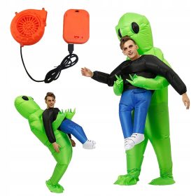    COSTUM GONFLABLE DE HALLOWEEN CU POMPĂ ȘI CUTIE DE BATERIE