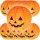  10x LED LUMINAR HÂRTIE DOVLECEI DECORATIV DE HALLOWEEN LUMINANT SET 25 CM
