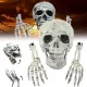  DECORATIE DE SCHELET REALISTE SI INFERIOR PENTRU HALLOWEEN, GRADINA