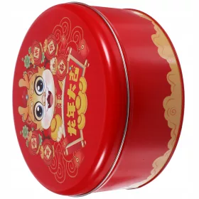  Cutie de cookie-uri din tablă, chinezească