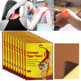   Plasturi Încălzitori Tiger Balm pentru Alinarea Durerilor Articulare, 80 buc