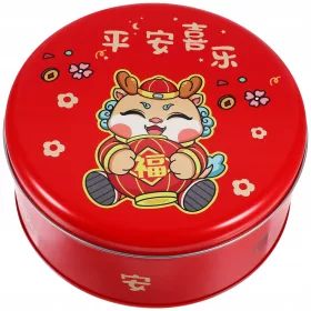    Cutii de depozitare cu capac de container Cutie de biscuiti din foaie
