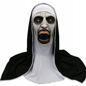  Halloween Cosplay Nun Soră Prezenta Masca