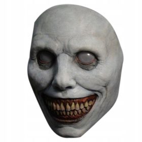  Mască înfiorătoare Zâmbind cu ochi albi Evil C