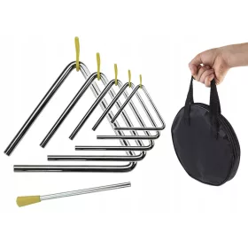    SET INSTRUMENT MUZICAL TRIUNG + BATON 5 BUC + COPERTA -MONTESSORI