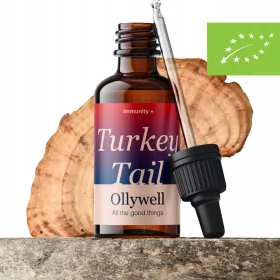   Ollywell: Extract Turkey Tail - Pentru o Imunitate Naturală Întărită