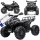  QUAD MARE DE BATERIE PENTRU COPII MP3 + LED + ROȚI DE CAUCUC + PIELE + TELECOMANDA