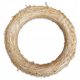 Set de 10 Coronite Decorative din Paie Naturale 30 cm
