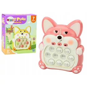    JOC ARCADE POP-IT LISEK CONSOLĂ SENZORIALĂ MODURI DE ACTIONARE CU BATERIE ROZ