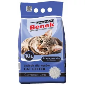  Litier de mare de bentonită Super Benek 10 l