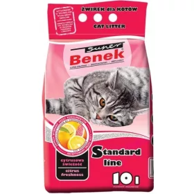  Litieră de bentonită portocalie Super Benek 10 l