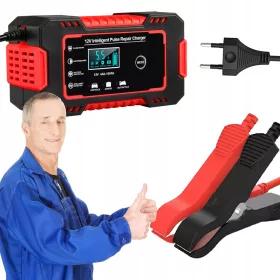    Încărcător automat pentru mașină ÎNCĂRCĂTOR DE BATERIE smart LCD 12V