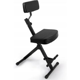    Scaun taburet PYLE pentru un chitarist și claviar cu spătar