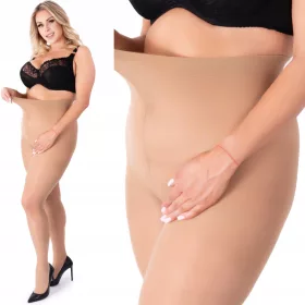    PLUS SIZE 40 DEN Colanti de sustinere Relaks Tanned Beige semi-mat Fenome 8/9