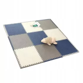    PUZZLE MAT PARDOSEA SPUMĂ PENTRU SALĂ DE EXERCIȚI 180x180CM 9 BUC FT57A