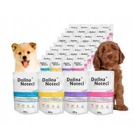    Hrana umeda pentru caini DOLINA NOTECI Premium Junior Mix of Flavours 40 x 100g