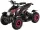  Quad ATV electric Cobra 800 W (negru/roz)